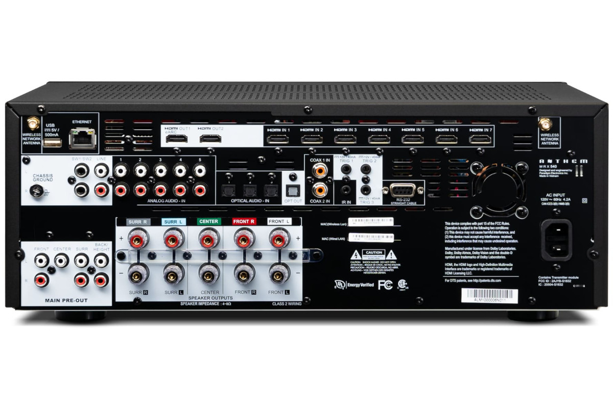ANTHEM MRX 540 8K
