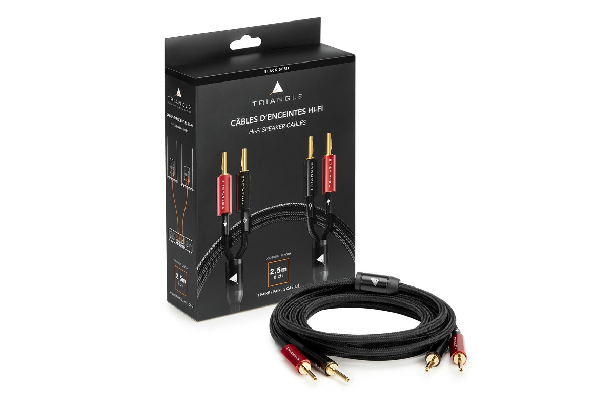 TRIANGLE BLACK - Speakers Cable